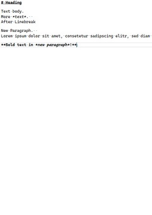 Markdown source file of the test report